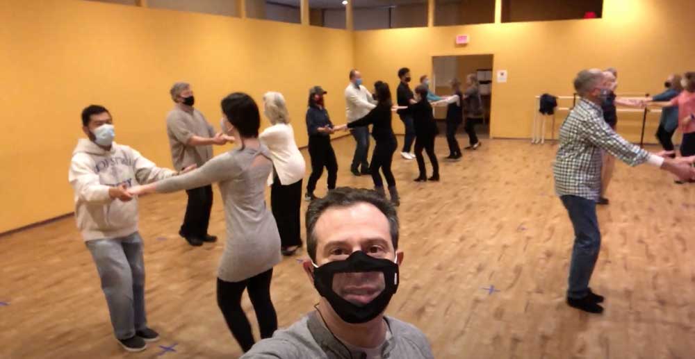 West Coast Swing dance class in Norwalk, CT on March 18, 2021